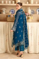 Ramsha Embroidered Chiffon Salwar Suit In Blue 202382 03