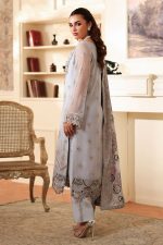 Ramsha Embroidered Chiffon Salwar Suit In Gray 202377 03