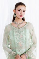 Ramsha Embroidered Chiffon Salwar Suit In Green 202369 02