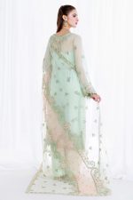 Ramsha Embroidered Chiffon Salwar Suit In Green 202369 03