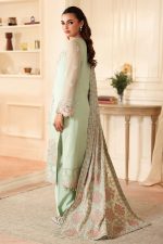 Ramsha Embroidered Chiffon Salwar Suit In Green 202379 03