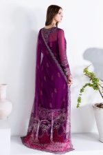 Ramsha Embroidered Chiffon Salwar Suit In Purple 202368 03