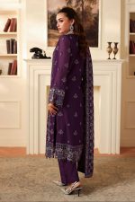 Ramsha Embroidered Chiffon Salwar Suit In Purple 202378 03