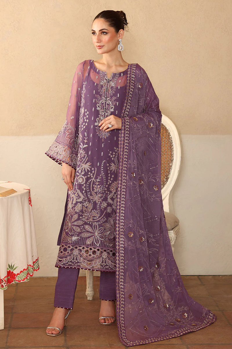 Ramsha Embroidered Chiffon Salwar Suit In Purple 202387 01 Ramsha Embroidered Chiffon Salwar Suit In Purple 202387 01