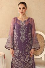 Ramsha Embroidered Chiffon Salwar Suit In Purple 202387 02