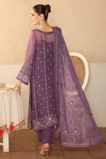 Ramsha Embroidered Chiffon Salwar Suit In Purple 202387 03