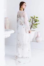 Ramsha Embroidered Chiffon Salwar Suit In White 202367 03