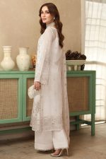 Ramsha Embroidered Chiffon Salwar Suit In White 202383 03