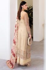 Ramsha Wedding Embroidered Salwar Suit In Beige 202396 03