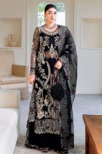 Ramsha Wedding Embroidered Salwar Suit In Black 202391 01