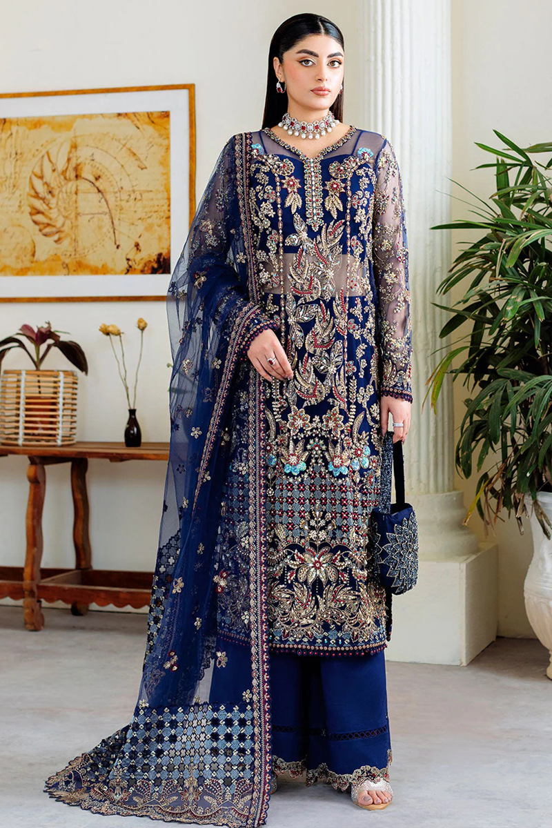 Ramsha Wedding Embroidered Salwar Suit In Blue 202395 01 Ramsha Wedding Embroidered Salwar Suit In Blue 202395 01