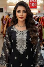 Farshi Plazzo Salwar Suit In Black 202397 02