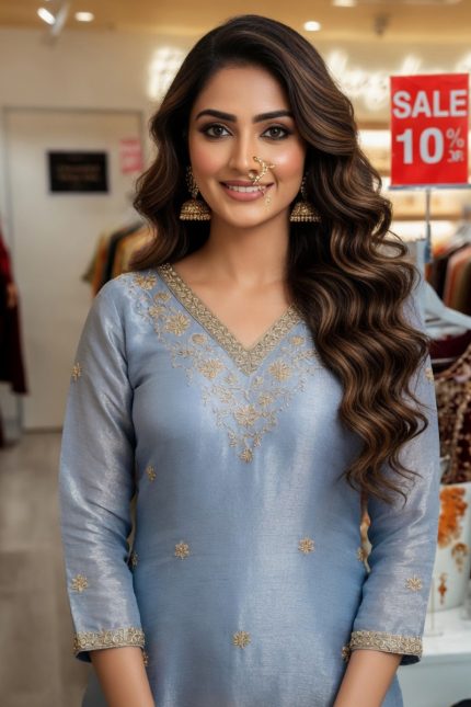 Straight Garara Salwar Suit In Purple 202422 02