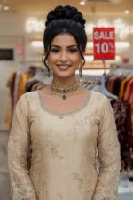 Straight Plazzo Salwar Suit In Beige 202424 02