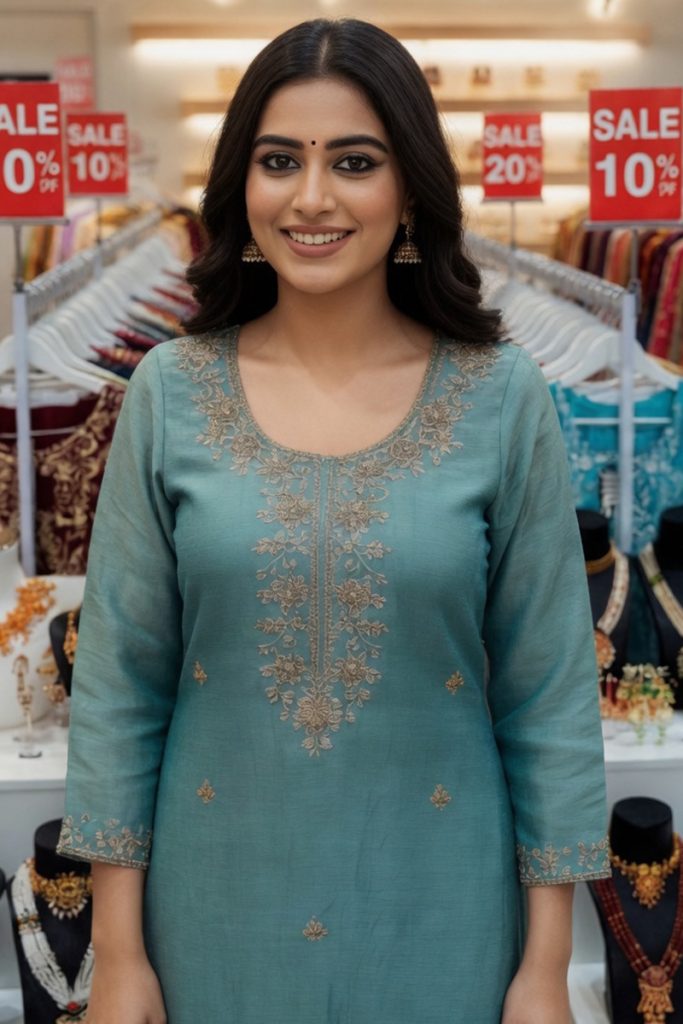 Farshi Plazzo Salwar Suit In Sky Blue 202489 02