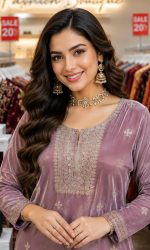 Straight Plazzo Salwar Suit In Pink 202464 02