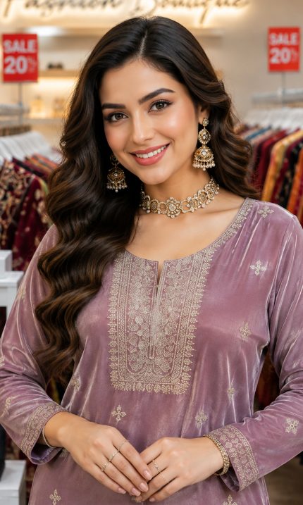 Straight Plazzo Salwar Suit In Pink 202464 02