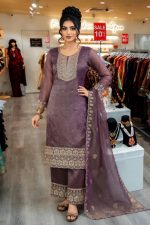 Straight Plazzo Salwar Suit In Purple 202458 01