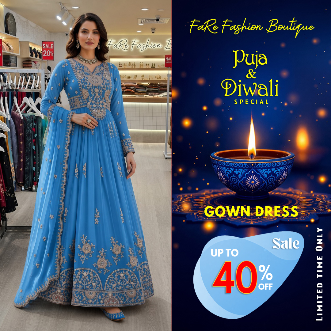 Gown Dress Puja & Diwali 2026 15